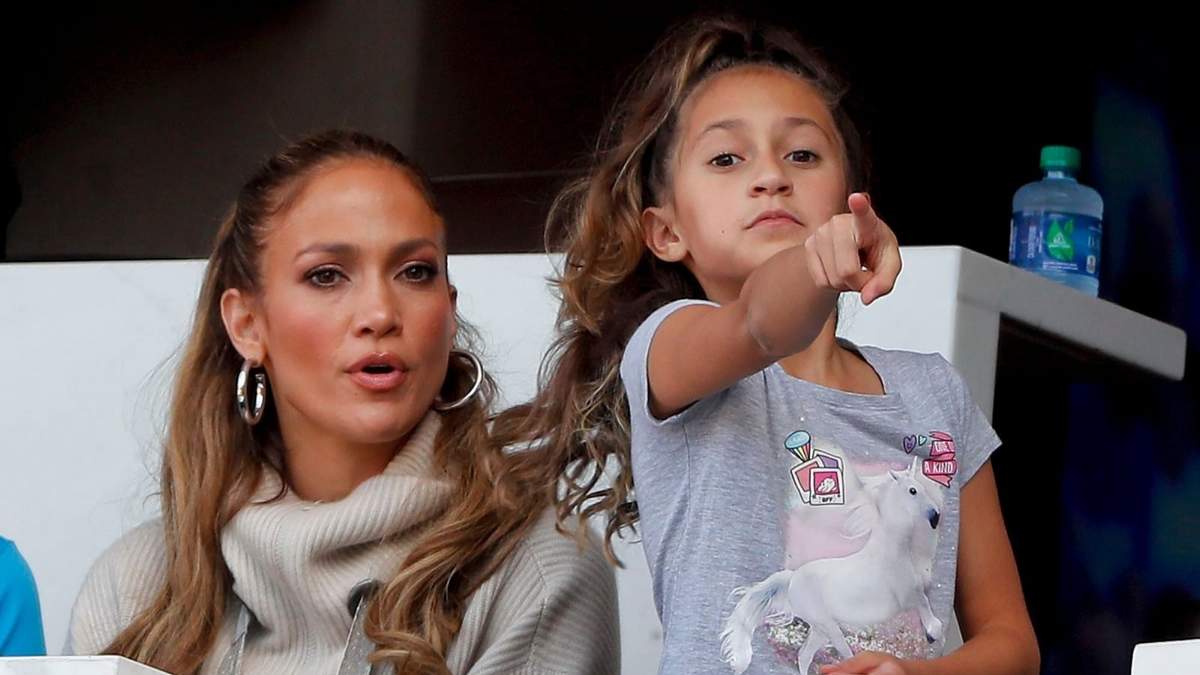 Jennifer López y su hija Emme. Fuente: (Twitter)