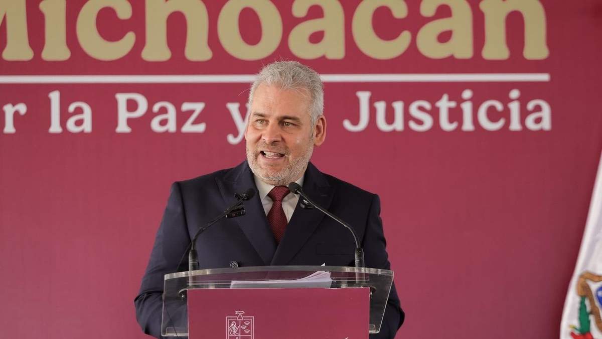 El gobernador de Michoacán, Alfredo Ramírez Bedolla