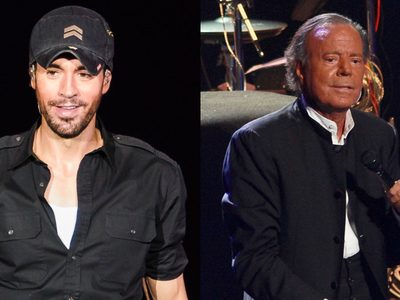 El "frío" reencuentro de Julio y Enrique Iglesias, luego de muchos años distanciados