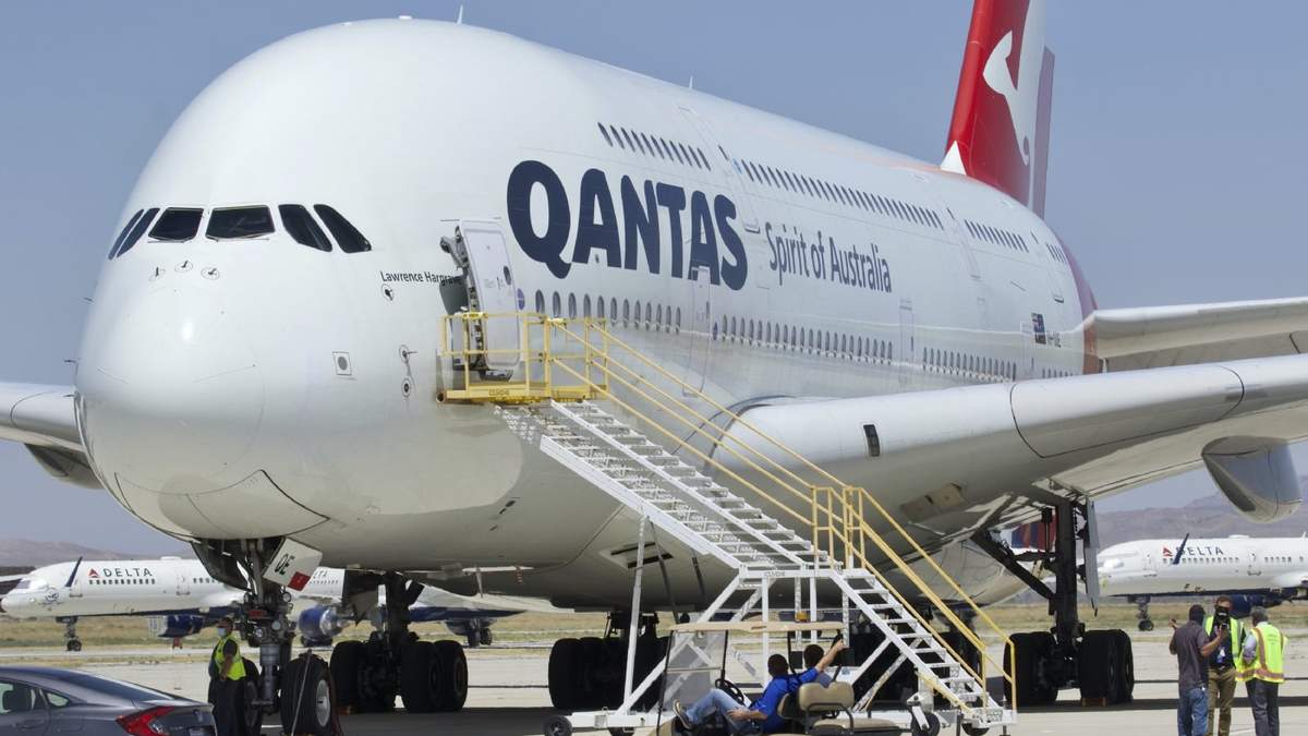 Qantas, la aerolínea de bandera de Australia. Fuente: (Twitter)