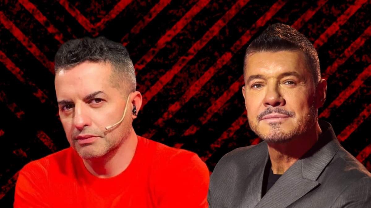 Ángel de Brito y Marcelo Tinelli. Fuente: (Minuto Neuquén)