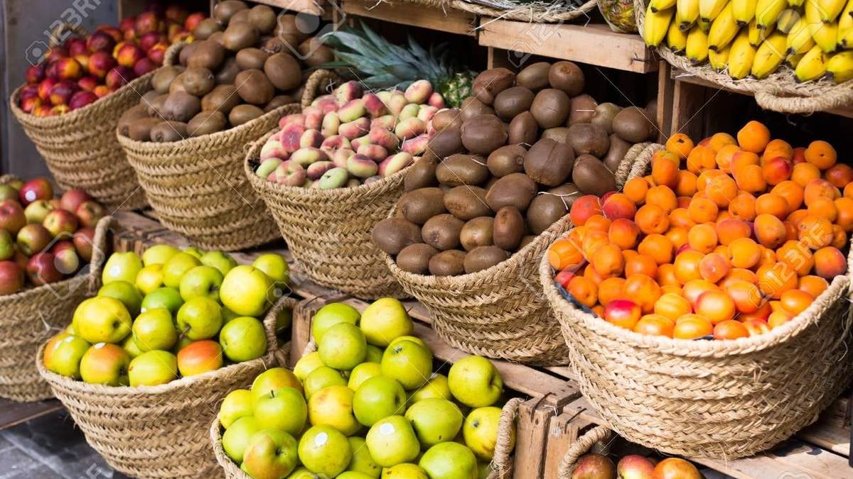 Frutas y verduras. Fuente: (Twitter)
