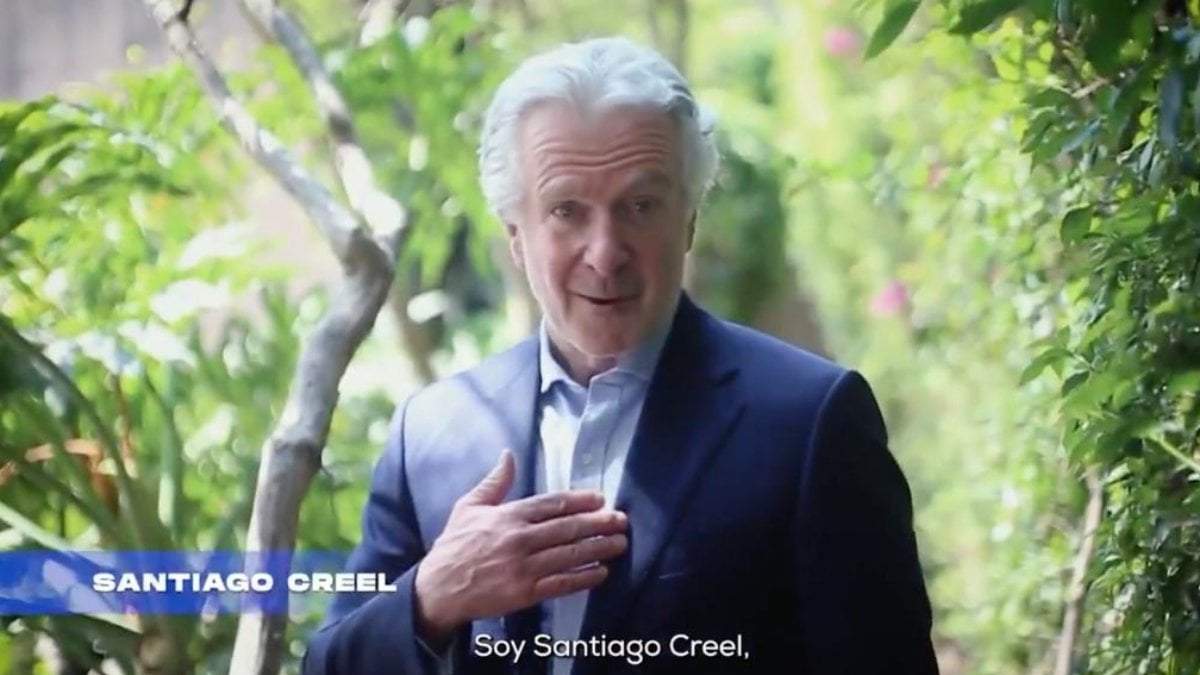 Santiago Creel publicó un video en sus redes sociales