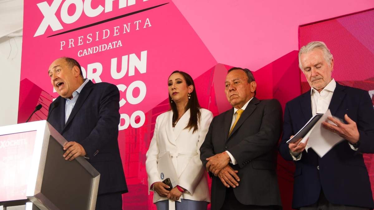 Santiago Creel, Rubén Moreira, Jesús Zambrano y Noemí Luna presentaron el mapa de riesgo en las próximas elecciones