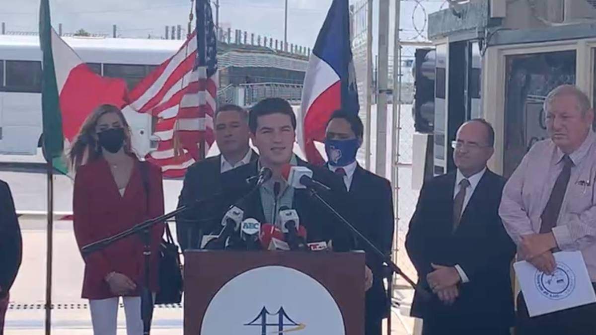 El gobernador electo en Mission, Texas