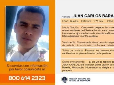 Policía desaparecido es localizado sin vida en Morelia