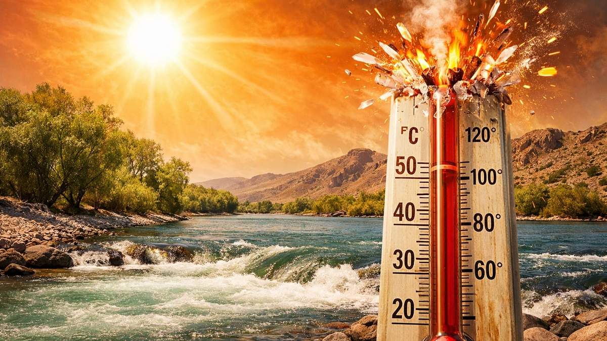 El clima en Neuquén, el calor no da tregua. Fuente: (IA)