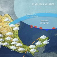Alerta para nueve estados este martes por chubascos y lluvias fuertes con posible granizo