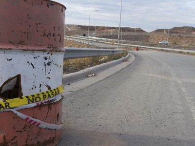 Ahora si, Vialidad Nacional finalizó con los trabajos de reparación en el socavón de ruta 7