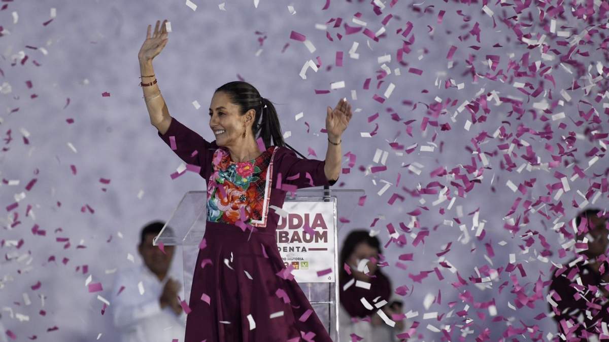 Claudia Sheinbaum, candidata presidencial de la coalición “Sigamos haciendo historia”