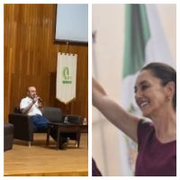 “Vamos a tener una presidenta científica, les guste o no": Sheinbaum presumió el apoyo de Neri Vela