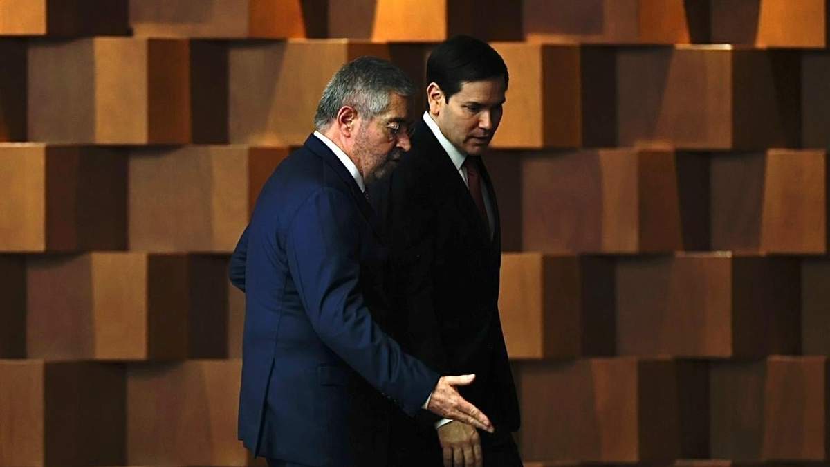 Juan Ramón de la Fuente y Marco Rubio, en septiembre de 2025