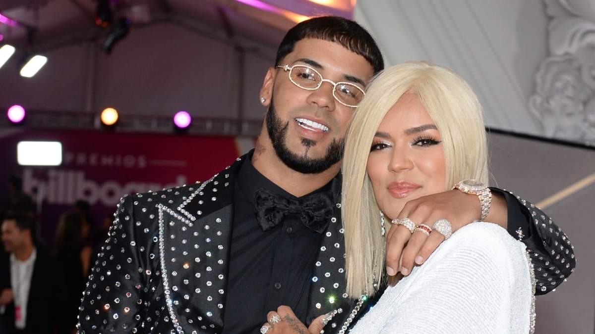 Anuel AA y Karol G. Fuente: (Instagram).