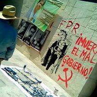 Frente Popular Revolucionario paraliza labores gubernamentales y bloquea carreteras en Oaxaca