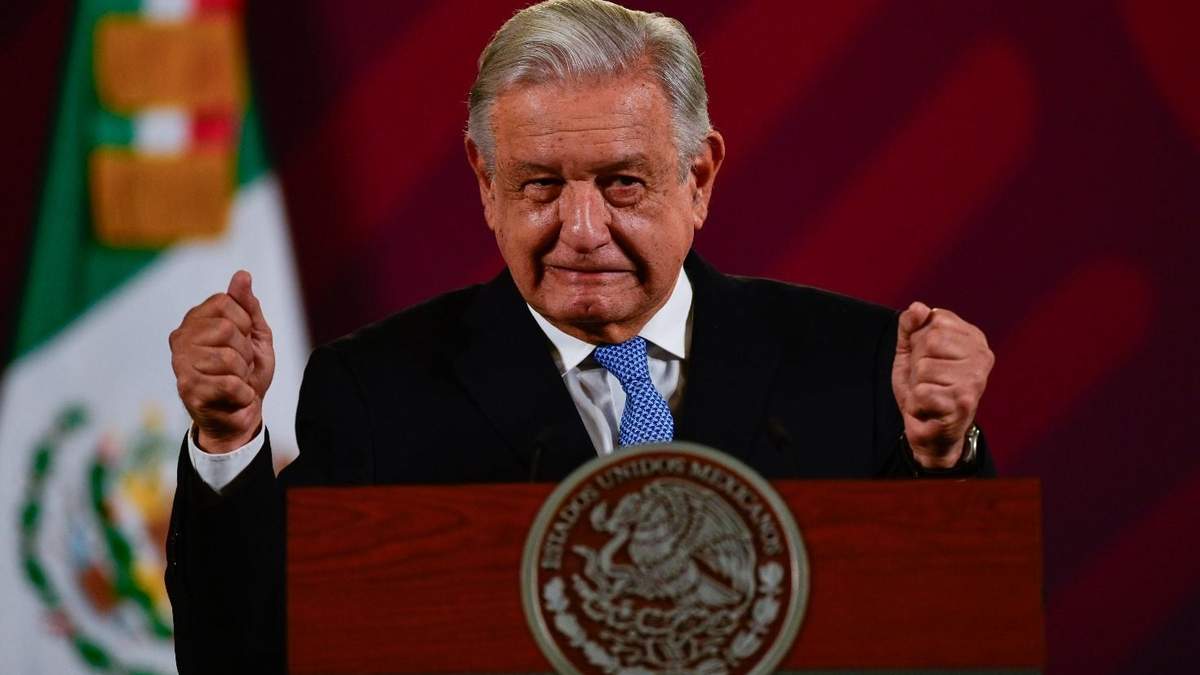 El presidente durante la conferencia de prensa de este martes