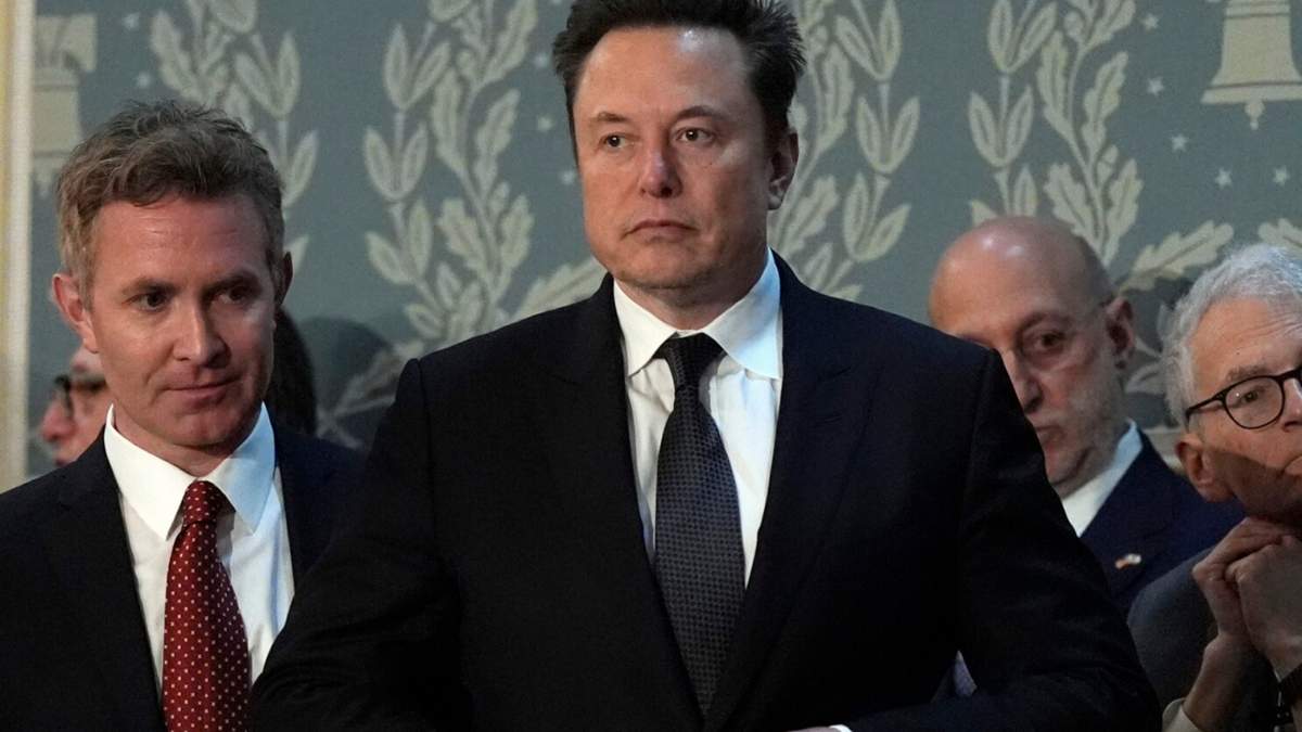 Elon Musk llega al Capitolio para una sesión conjunta del Congreso, el 24 de julio de 2024, en Washington