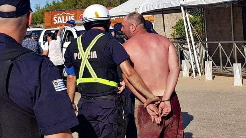 Detención de barras. Fuente: (Twitter)