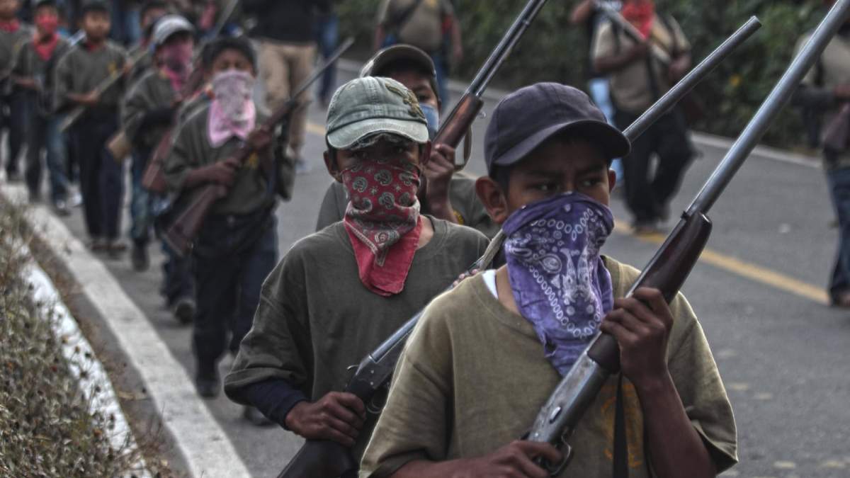 Menores armados de Chilapa