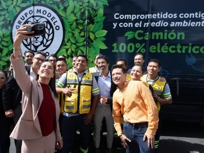 Arranca en CDMX primera estación de recarga para camiones eléctricos de carga pesada