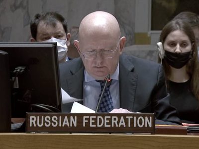 Rusia denuncia en la ONU que el incendio en Zaporiyia fue obra de "saboteadores ucranianos"