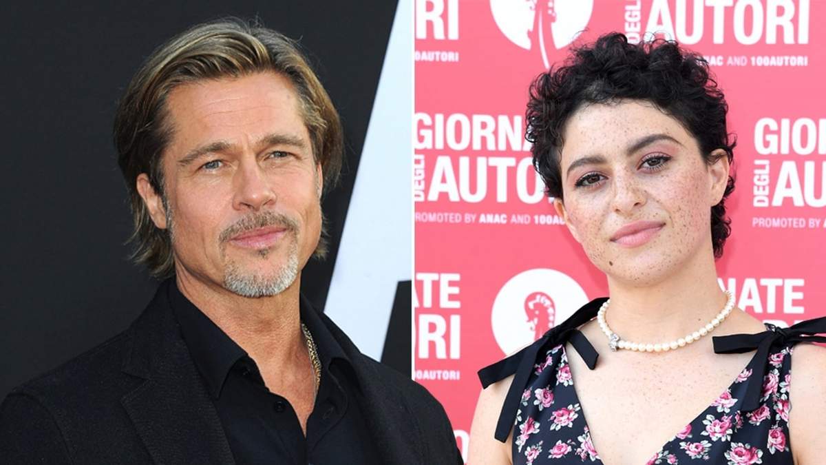 Brad Pitt y Alia Shawkat. Fuente: (Instagram)