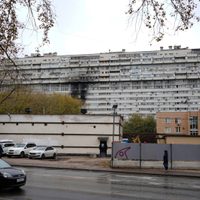 Dos muertos en incendio en uno de los edificios más notables de la capital rusa