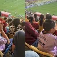 Captan a niño tomando cerveza en un estadio de futbol y se vuelve viral