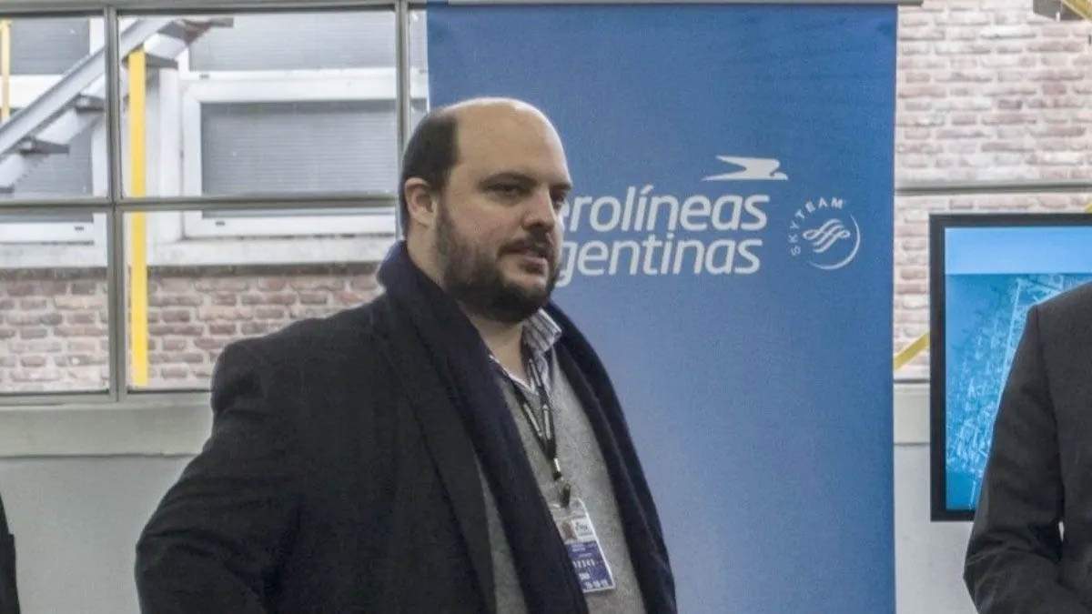 Pablo Ceriani, presidente de Aerolíneas Argentinas. Fuente: (Twitter)