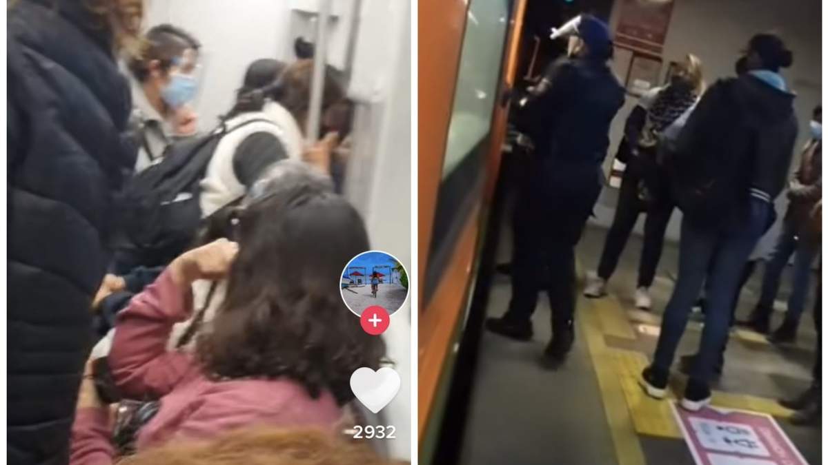Escenas de los videos que circularon en redes sociales