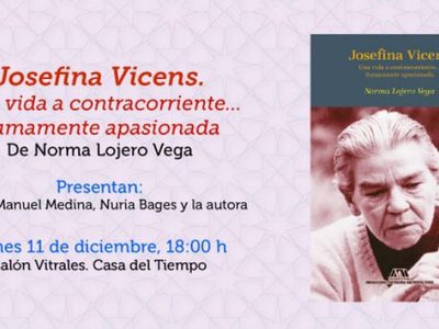 Norma Lojero presenta la biografía de Josefina Vicens