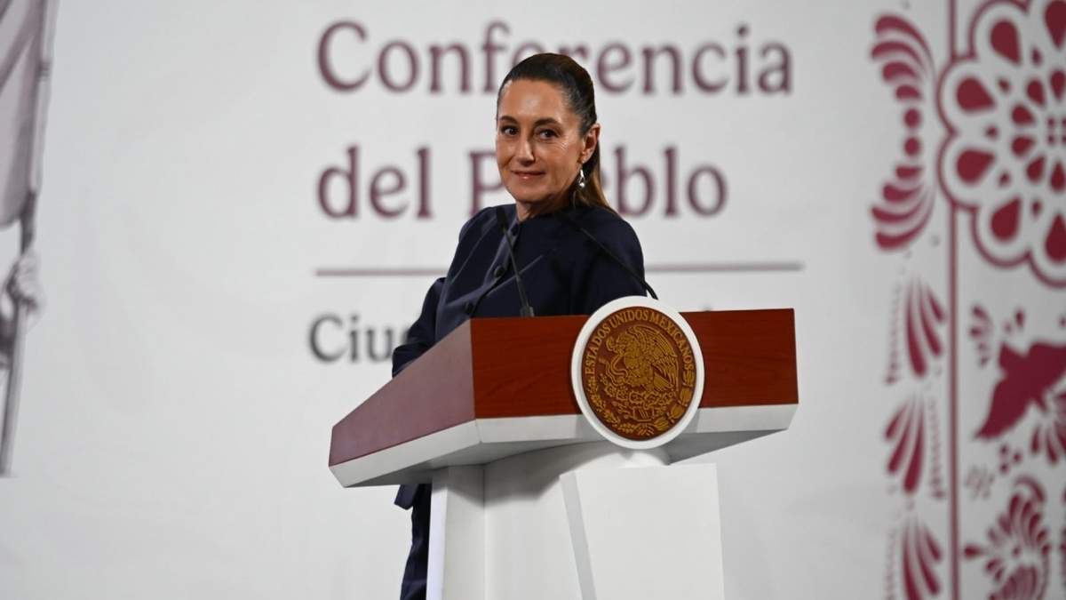 La presidenta Claudia Sheinbaum