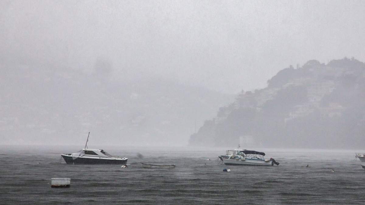 El paso de la tormenta Max en Acapulco