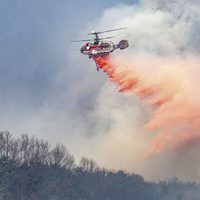 Bomberos surcoreanos despliegan helicópteros ante reactivación de incendios