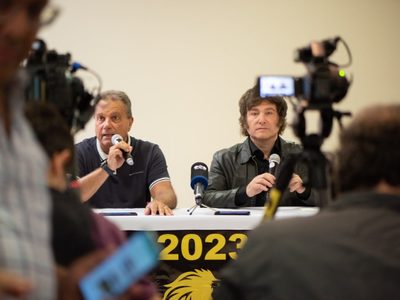 Javier Milei respaldó la candidatura a gobernador de Carlos Eguía