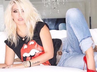 "Viernes por la noche": la particular postal de Wanda Nara con una llamativa prenda en color blanco