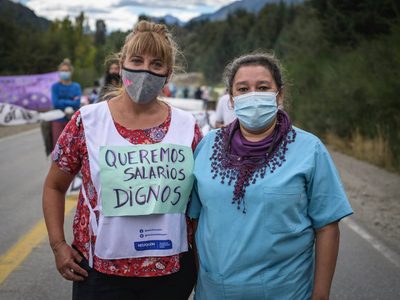 Autoconvocados reconfirman los cortes en Villa La Angostura