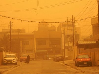 Una gran tormenta de arena azota a Irak: más de 5 mil personas terminaron en el hospital