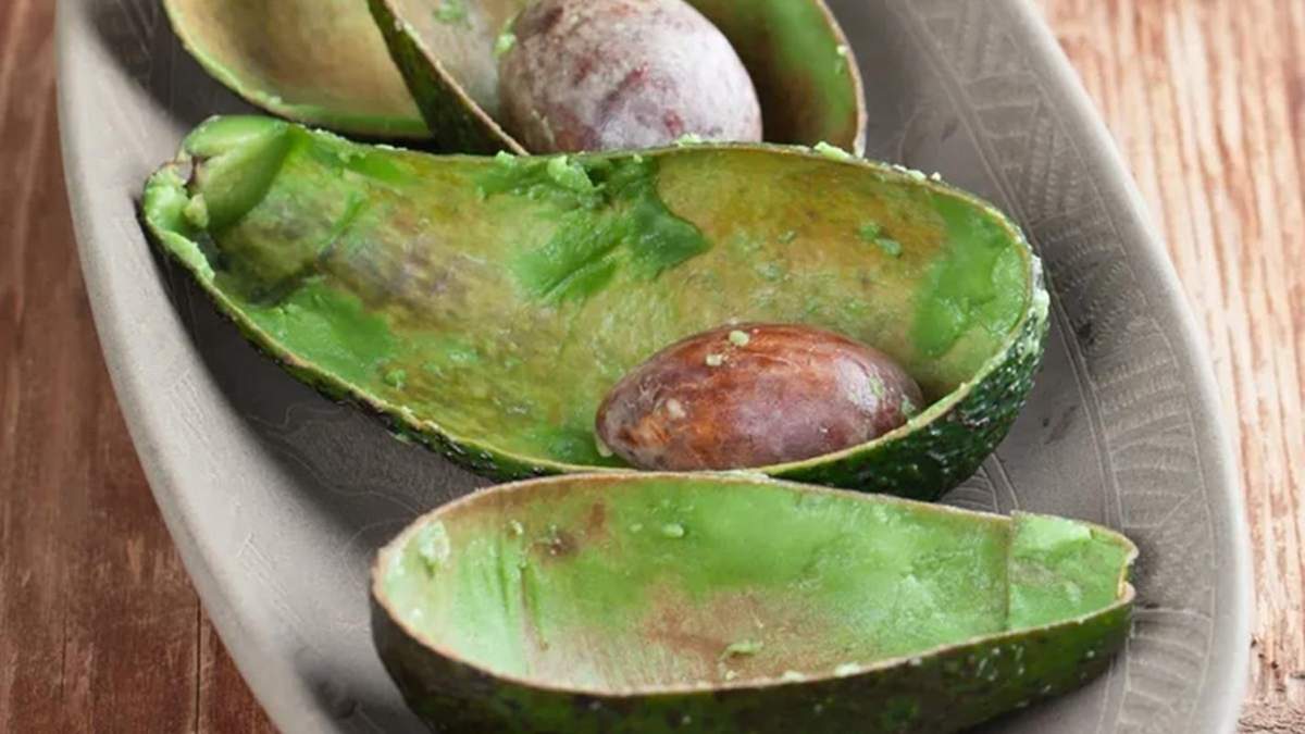 Cáscaras de palta. Fuente: (Instagram)
