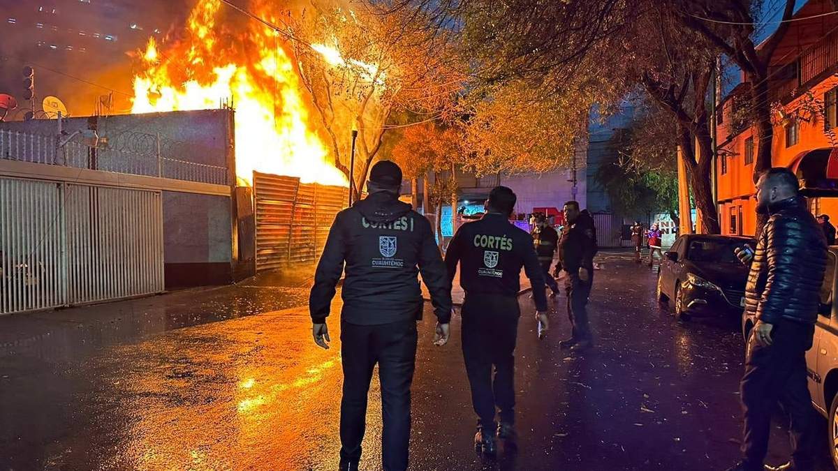 Predio incendiado en Buenavista