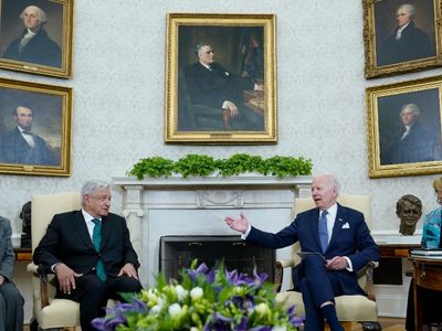 AMLO y Biden pactan modernizar la frontera y combatir el tráfico de armas, drogas y personas