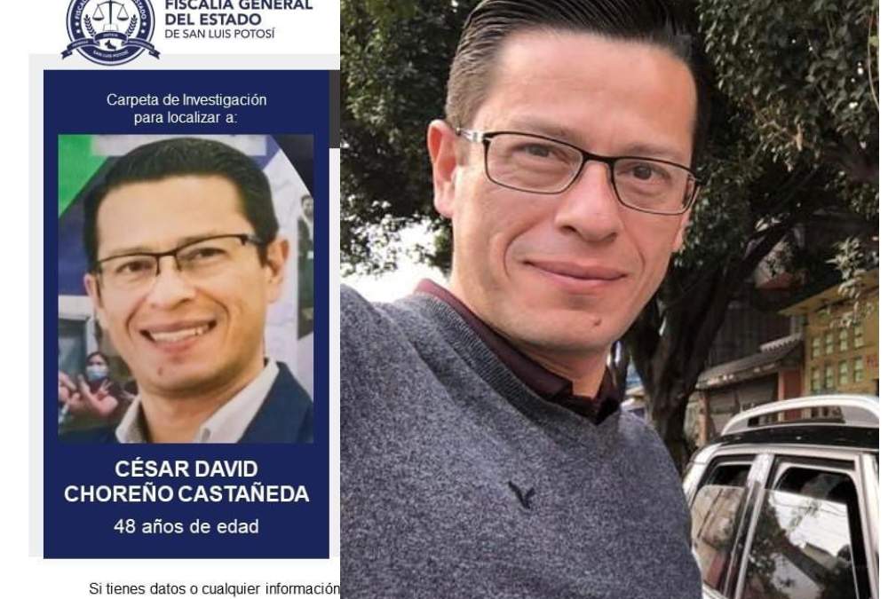 César David Choreño Castañeda. Desaparecido