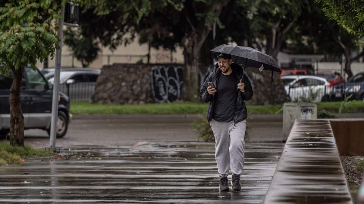 Lluvias provocadas el sábado en Tijuana por el frente frío 14