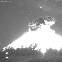 Registran explosión en el Popocatépetl; se mantiene alerta amarilla (Video)