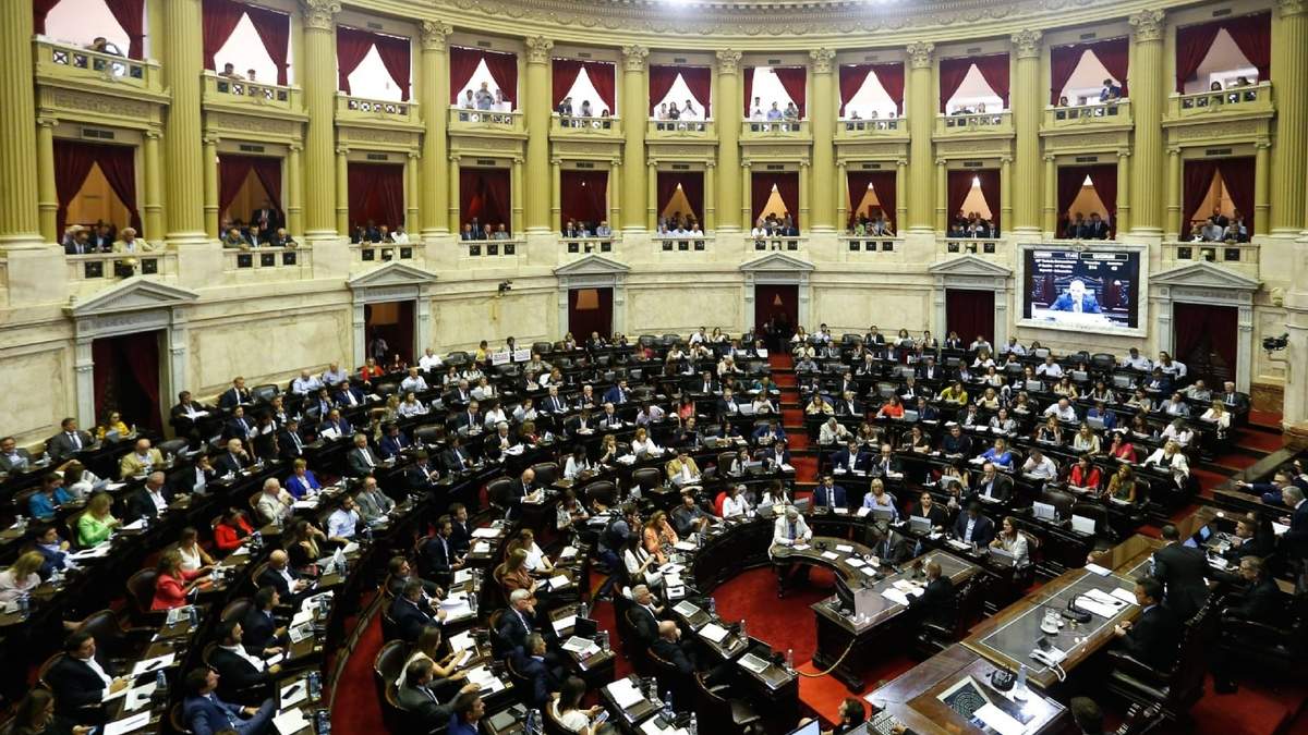 La Cámara de Diputados de la Nación. Fuente: (Twitter)