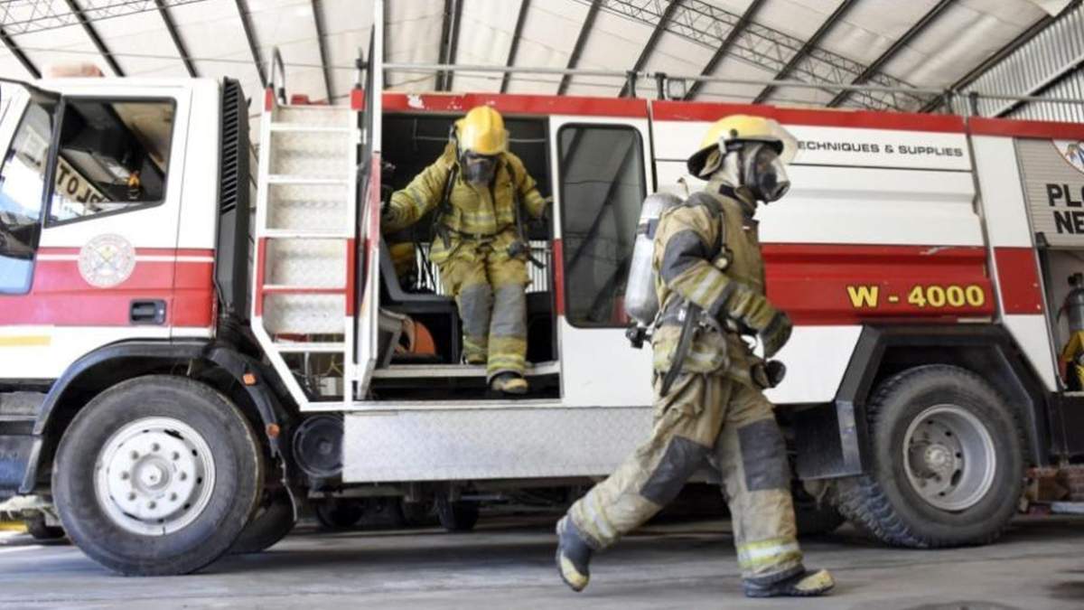 Bomberos. Fuente: (Twitter)
