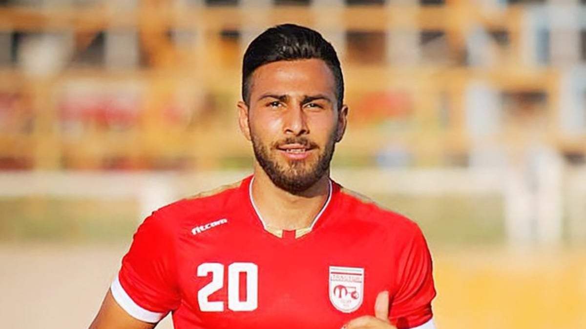 El futbolista iraní Amir Nars-Azadani