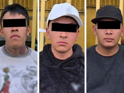 Policías detienen a cuatro hombres acusados de despojo en Tláhuac
