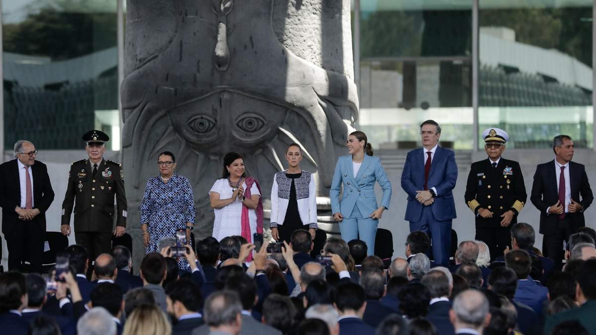 La presidenta de México, Claudia Sheinbaum, durante la presentación del fortalecimiento del Plan México