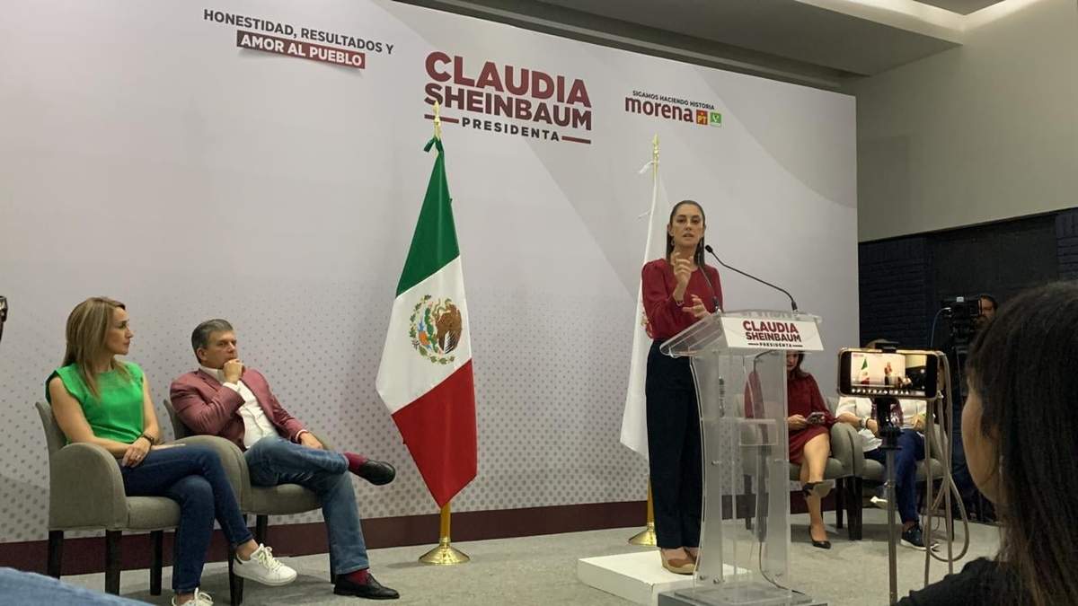 Claudia Sheinbaum de gira por León, Guanajuato
