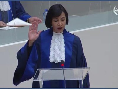 La mexicana Socorro Flores Liera toma posesión como magistrada de la CPI
